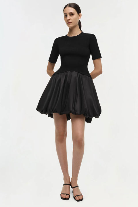 KENNY S/S BUBBLE MINI DRESS