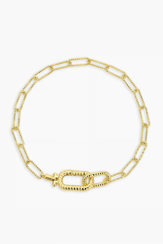 CREW LINK BRACELET- GOLD