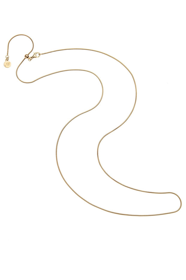 ADJUSTABLE 24" SNAKE CHAIN-GLD