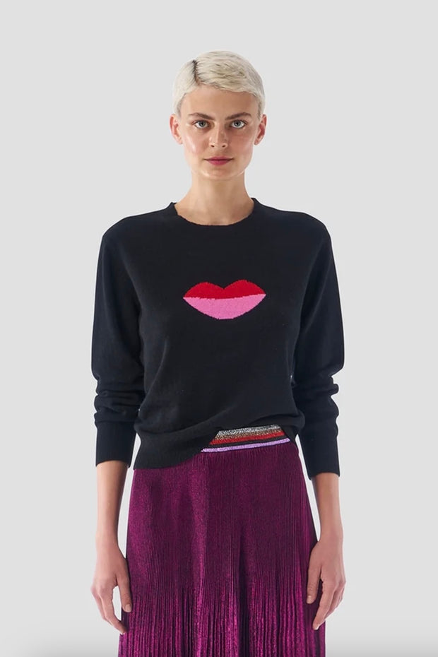 HOT LIPS KNIT SWEATER