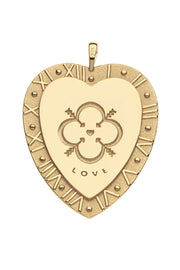 LOVE ACROSS ALL TIME HEART PENDANT- MINI TWIST CHAIN