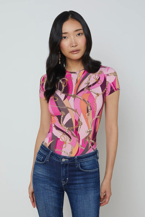 RESSI SS BUCKLE SWIRL TEE