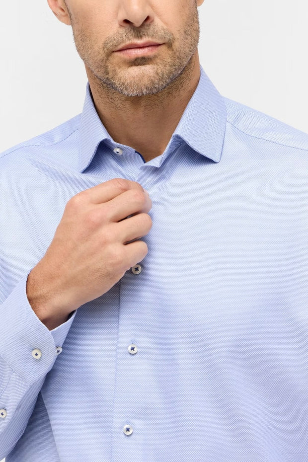 STRUCTURED TWILL MODERN FIT CUTAWAY COLLAR (1187-X68V)