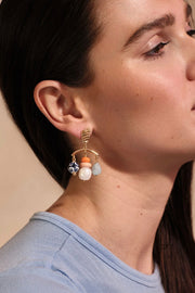 LUPE EARRINGS- BLUE MULTI