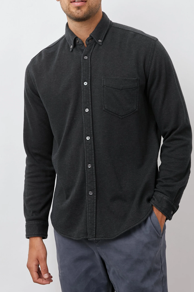 BERKELEY SOLID SHIRT BLK