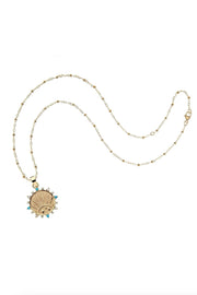 STRONG PETITE EMBELLISHED NECKLACE- SATELLITE CHAIN