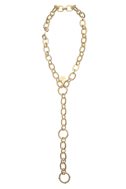 LARIAT MULTI STYLE CHUNKY LINK CHAIN