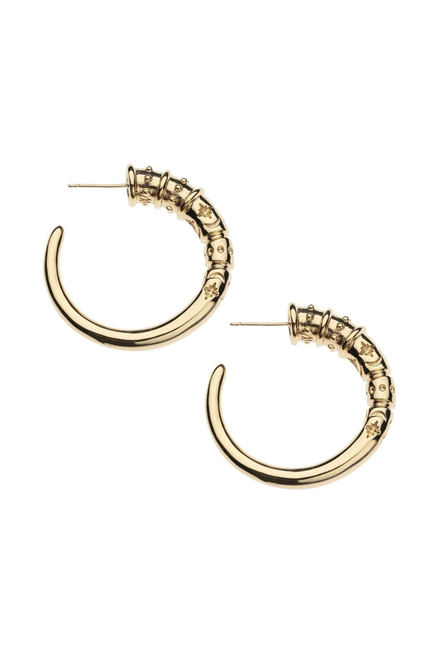 PROTECT TUSK HOOP EARRINGS