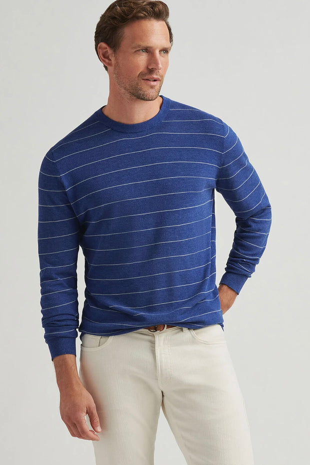 HASTINGS STRIPE CREW SWEATER