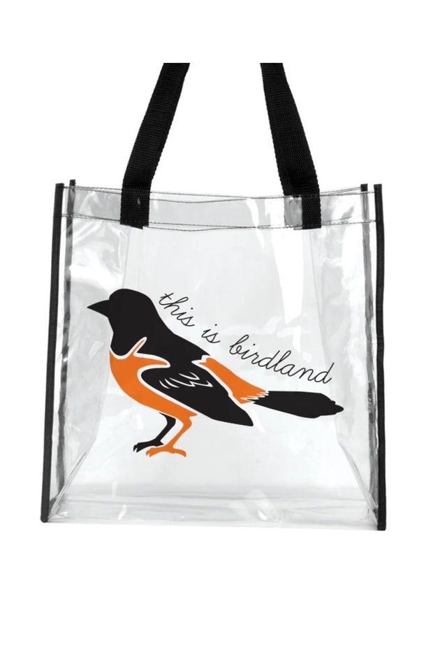 BIRDLAND ORIOLE CLEAR BAG