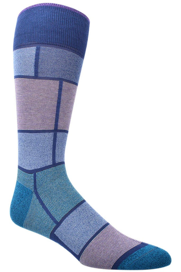 BLOCK STRIPE  SOCKS (DS1813)