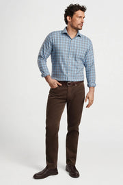 NELSON CROWN FLANNEL STRETCH SPORT SHIRT