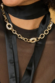 16" EMBELLISHED CHUNKY LINK CHAIN