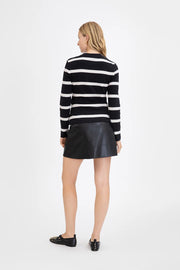 COURTNEY VEGAN LEATHER SKIRT