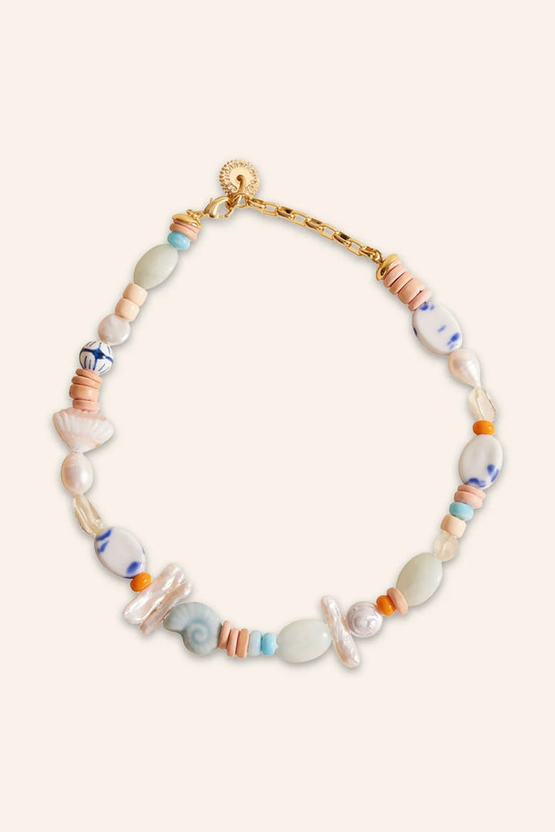 LUPE NECKLACE- BLUE MULTI