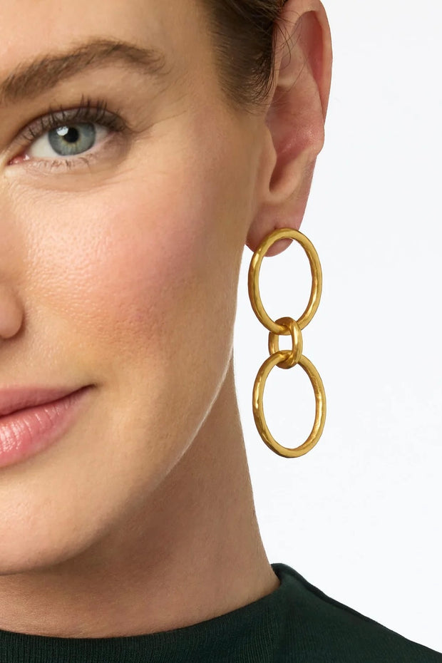 CATALINA DUO LINK EARRING- GLD