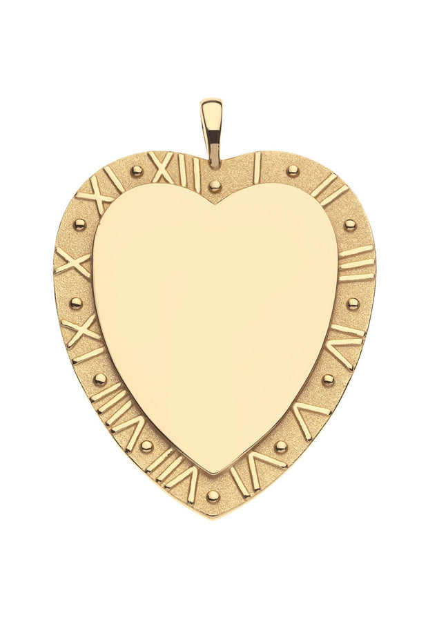 LOVE ACROSS ALL TIME HEART PENDANT- MINI TWIST CHAIN