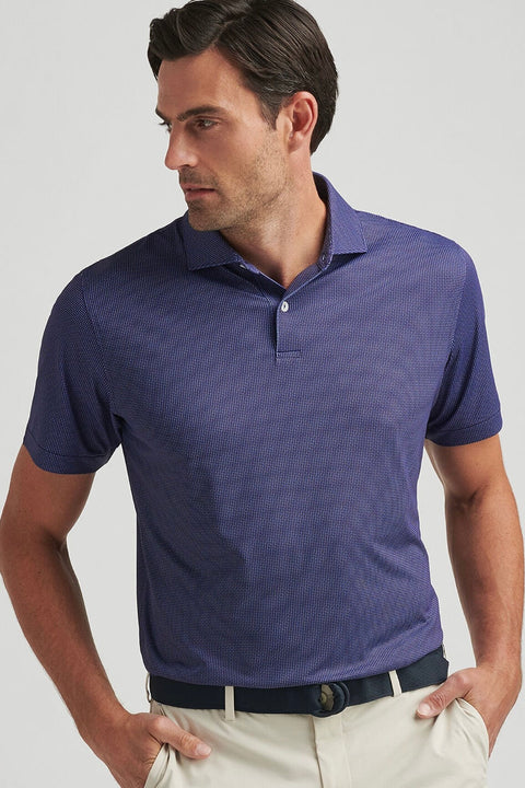 GROVEWOOD PERFORMANCE JERSEY POLO NVY