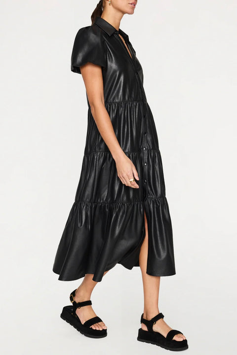 HAVANA VEGAN LEATHER DRESS