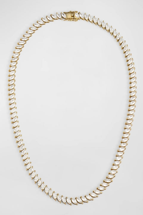 SANTI CRYSTAL NECKLACE GLD/CLEAR