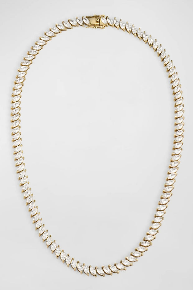 SANTI CRYSTAL NECKLACE GLD/CLEAR