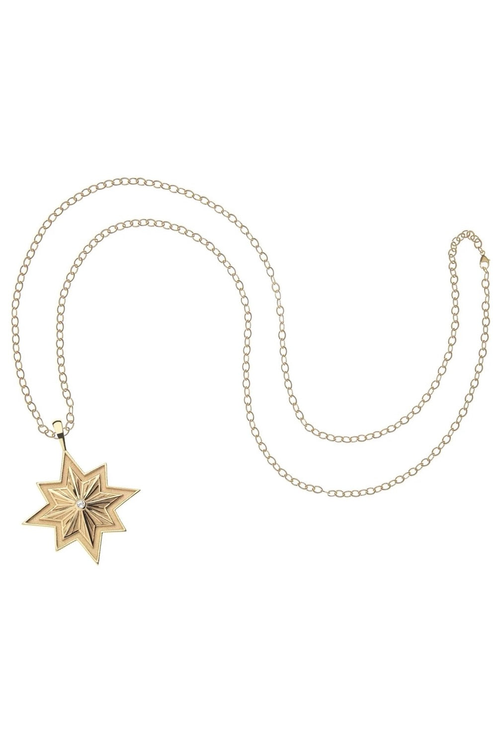 LUCKY WISH ON A STAR PENDANT- MINI TWIST CHAIN