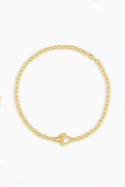 PARKER HEART MINI BRACELET- GLD