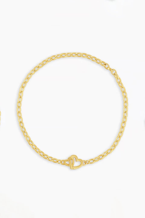 PARKER HEART MINI BRACELET- GLD