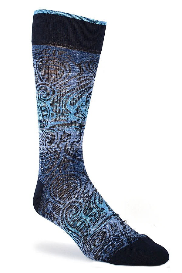 PAISLEY SOCK DENIM (OS)