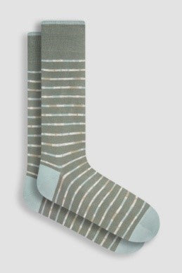 FASHION MERCERIZED SOCKS SAGE OS