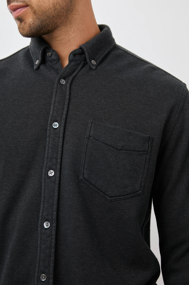 BERKELEY SOLID SHIRT BLK