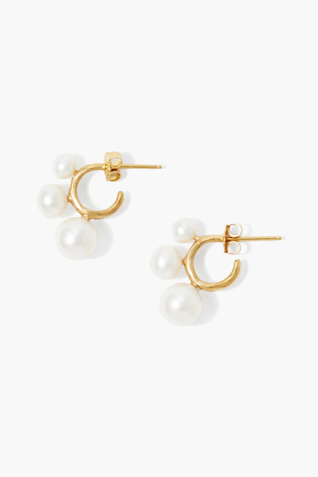 PENELOPE EARRINGS- WHT PEARL