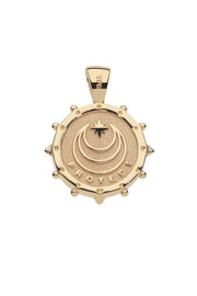 PROTECT EMBELLISHED WATCHFUL EYE NECKLACE- SATELLITE CHAIN