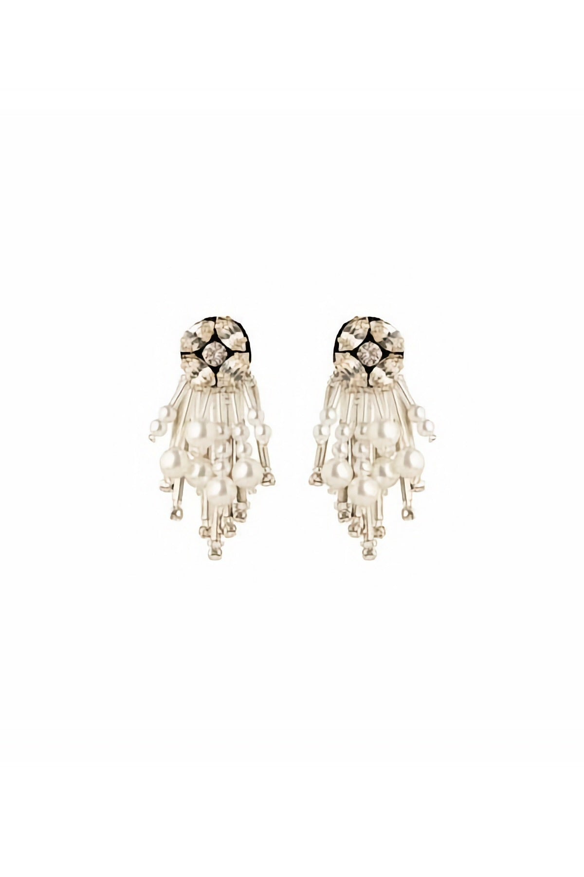 HAMPTON EARRINGS BLACK WHITE