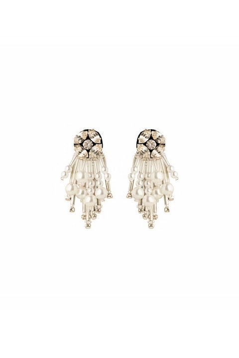 HAMPTON EARRINGS BLACK WHITE