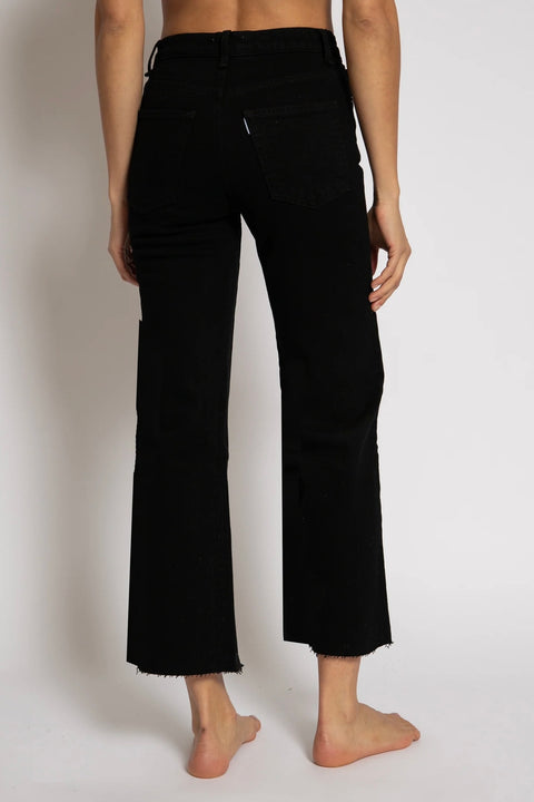 SLIM CROP WIDE LEG