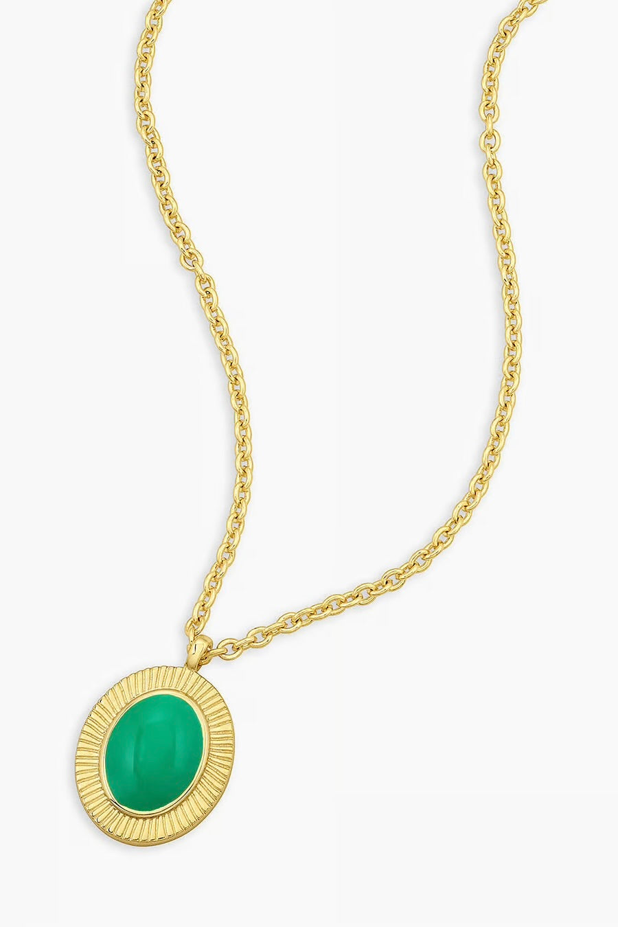 KELLY PENDANT NECKLACE- GLD