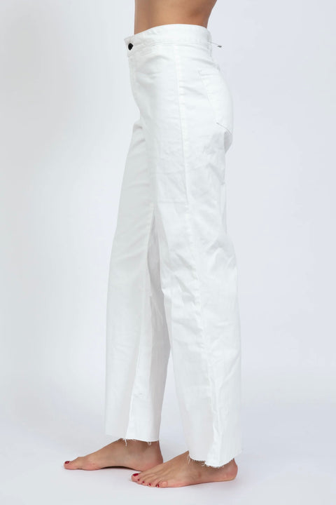 CROPPED BRIGHTON TWILL PANT