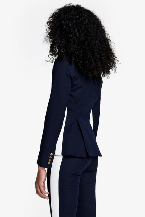 PATCH POCKET TUX STRIPE BLAZER