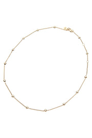 LOVE ADJ HEART CHAIN NECKLACE- GOLD