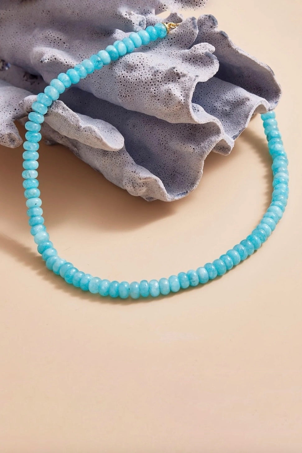 HARBOR ISLAND COLLAR NECKLACE- TEAL