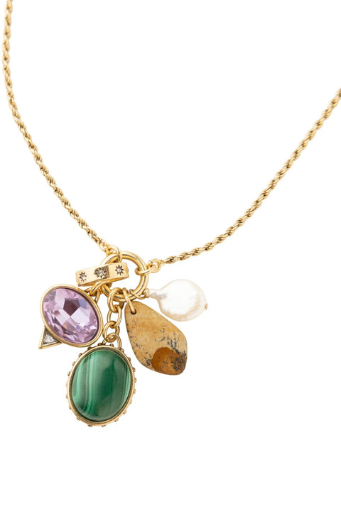 LEONARD CHARM NECKLACE- MULTI