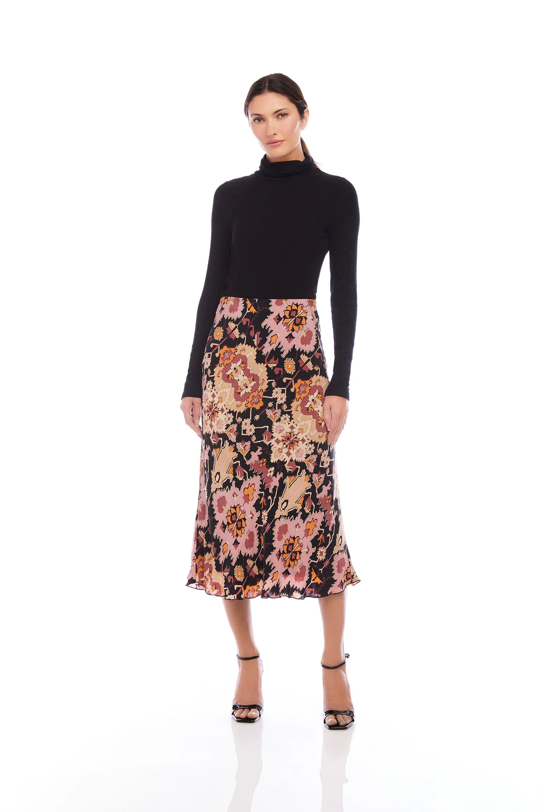 MIA BIAS MIDI SKIRT