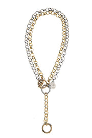 GILVER LARIAT MULTI STYLE ROLO CHAIN