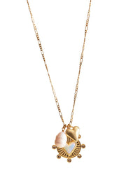 BACCHUS CHARM NECKLACE- GLD