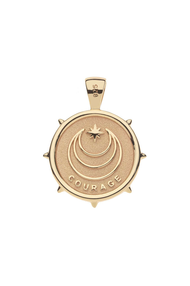 COURAGE SM PENDANT NECKLACE- SATELLITE CHAIN