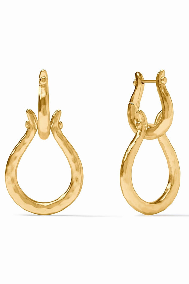 SARATOGA 2 IN 1 EARRING- GLD