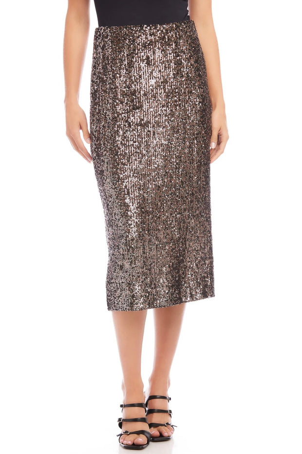 SEQUIN MIDI SKIRT