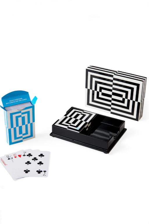 OP ART LACQUER CARD SET