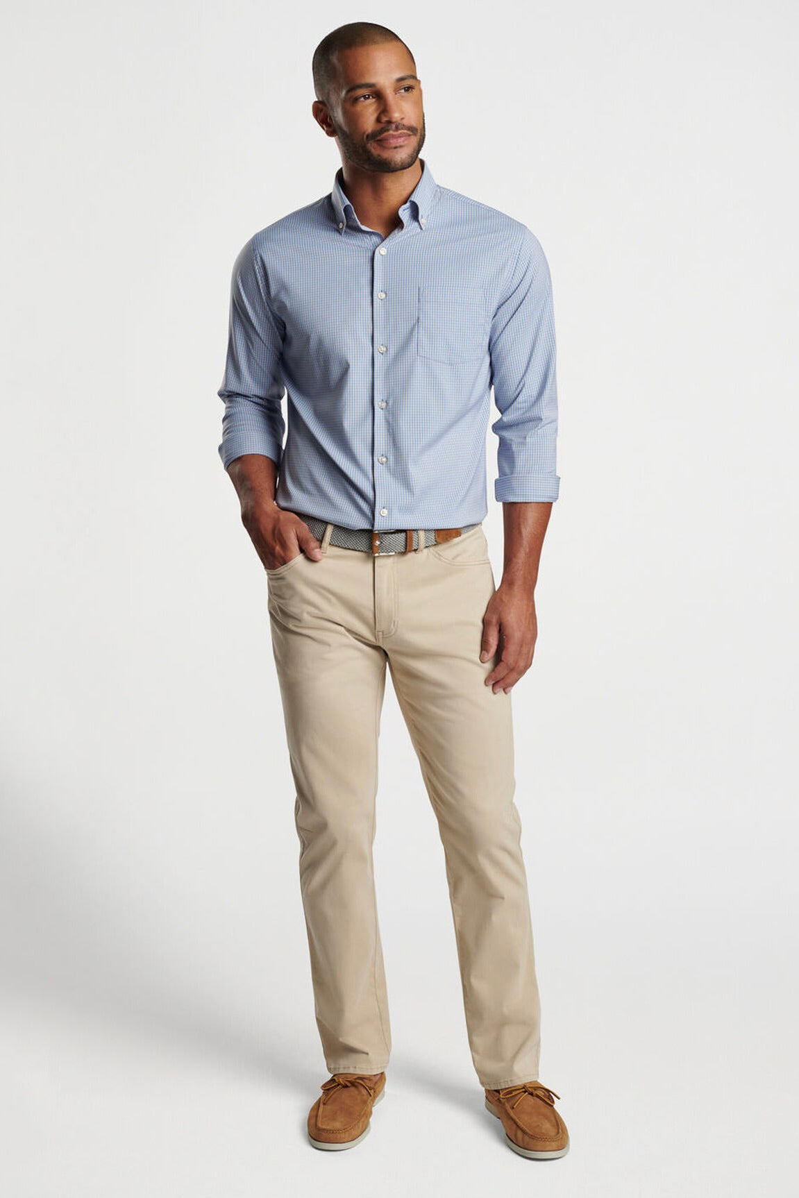 BARRIE PERFORMANCE TWILL SPORT SHIRT